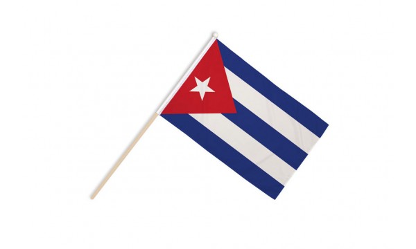 Cuba Hand Flags